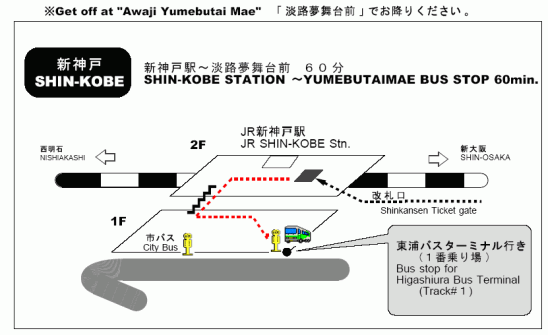 Map Shin-Kobe